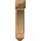 Ekena Millwork Thorton Arts and Crafts Smooth Bracket w/ Offset Brace, Western Red Cedar, 7 1/2"W x 24"D x 32"H BKT0806X24X32THR03SWR - alternate 3